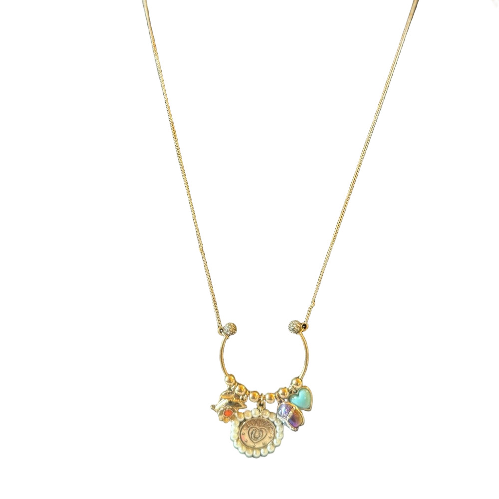 Betsey Johnson Charm Necklace